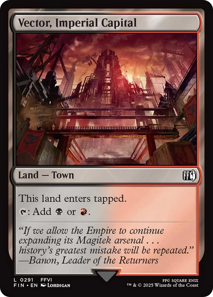 Vector, Imperial Capital [FINAL FANTASY] Magic: The Gathering