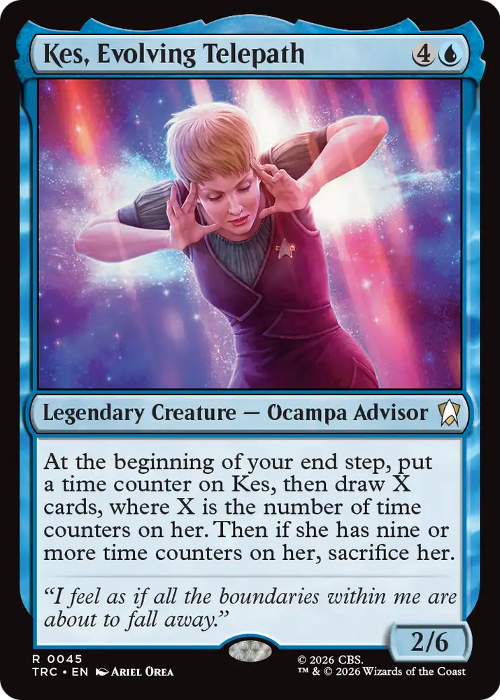 Kes, Evolving Telepath [Star Trek Commander] Magic: The Gathering