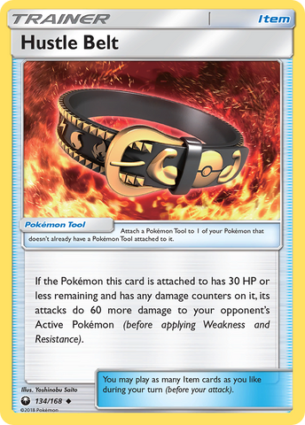 Hustle Belt (134/168) [Sun & Moon: Celestial Storm] Pokémon