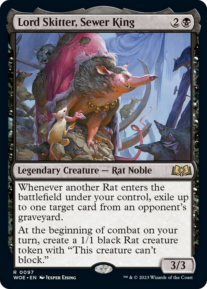 Lord Skitter, Sewer King [Wilds of Eldraine] Magic: The Gathering