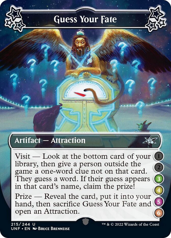Guess Your Fate (3-4-5-6) [Unfinity] Magic: The Gathering