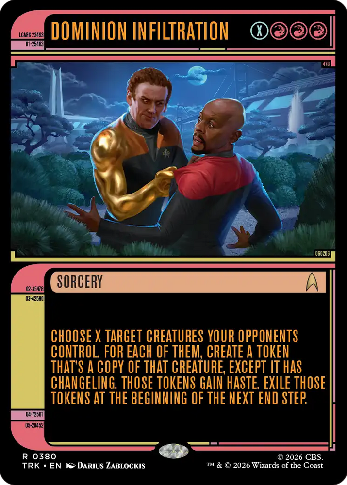 Dominion Infiltration (Showcase) [Star Trek] Magic: The Gathering