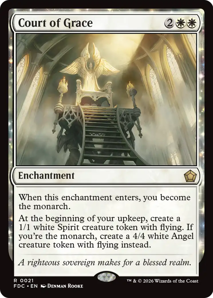 Court of Grace [Foundations Commander] Magic: The Gathering