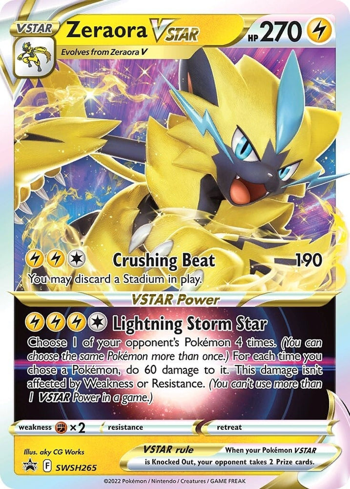 Zeraora VSTAR (SWSH265) (Jumbo Card) [Sword & Shield: Black Star Promos] Pokémon