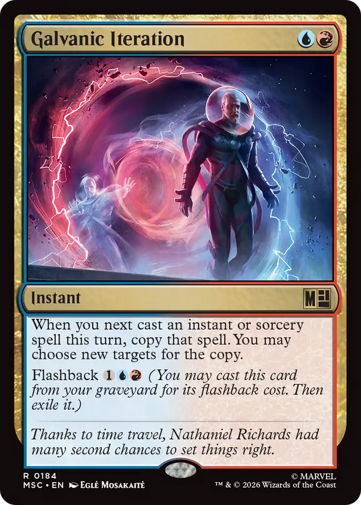 Galvanic Iteration [Marvel Super Heroes Commander] Magic: The Gathering