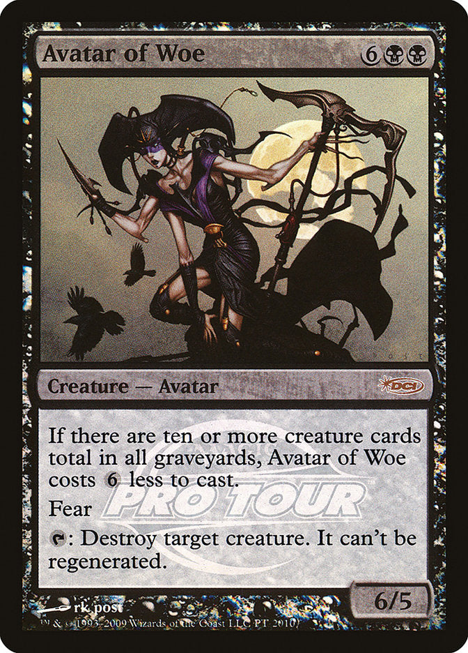 Avatar of Woe (Pro Tour) [Pro Tour Promos] Magic: The Gathering