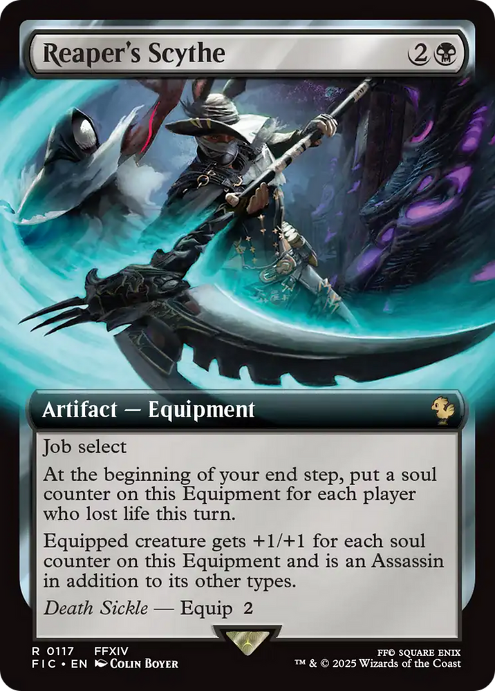 Reaper's Scythe (Extended Art) [FINAL FANTASY Commander] Magic: The Gathering