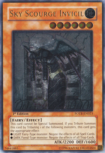 Sky Scourge Invicil [FOTB-EN023] Ultimate Rare Yu-Gi-Oh!