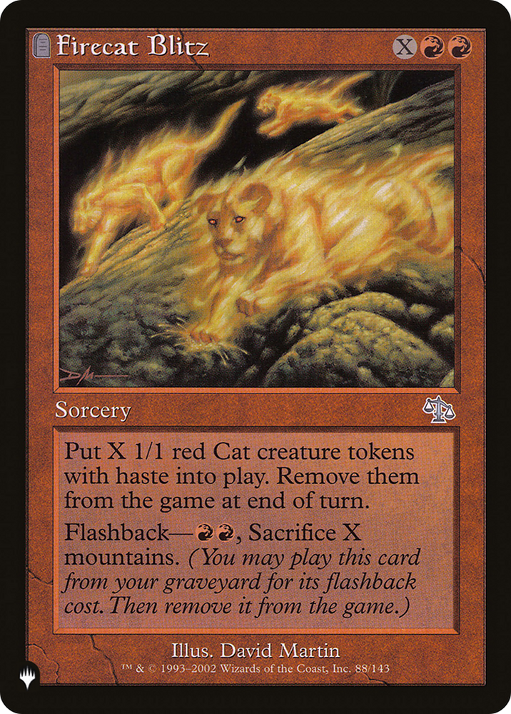 Firecat Blitz [The List] Magic: The Gathering