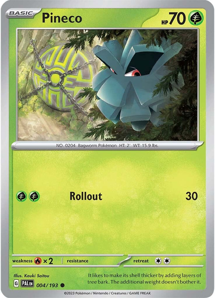 Pineco (004/193) [Scarlet & Violet: Paldea Evolved] Pokémon