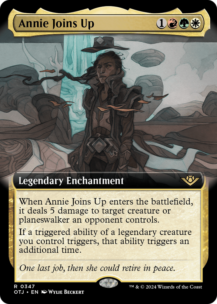 Annie Joins Up (Extended Art) [Outlaws of Thunder Junction] Magic: The Gathering