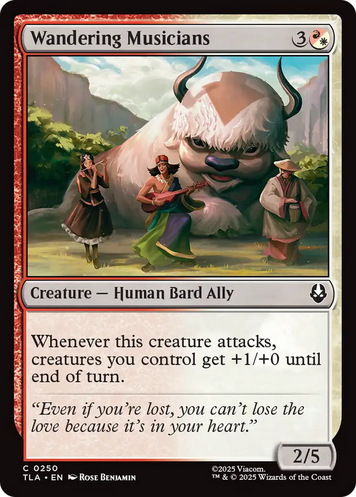 Wandering Musicians [Avatar: The Last Airbender] Magic: The Gathering