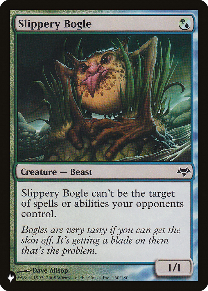 Slippery Bogle [The List] Magic: The Gathering