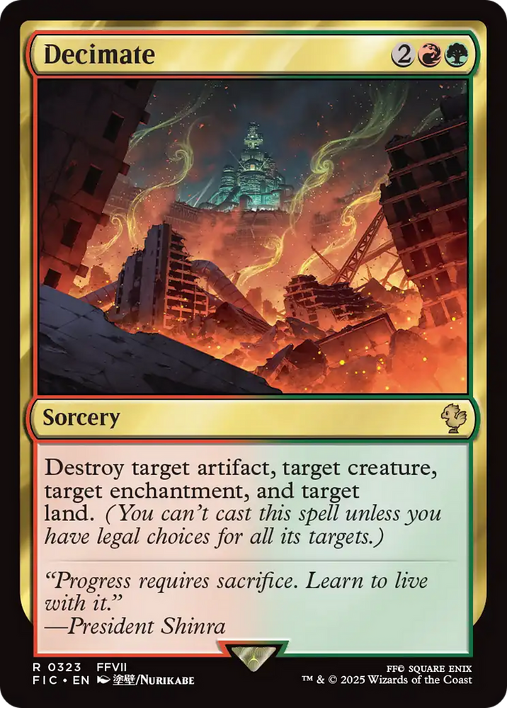 Decimate [FINAL FANTASY Commander] Magic: The Gathering