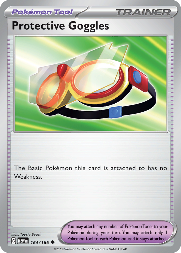 Protective Goggles (164/165) [Scarlet & Violet 151] Pokémon