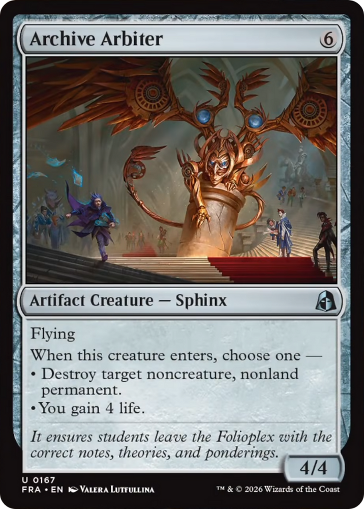 Archive Arbiter [Reality Fracture] Magic: The Gathering