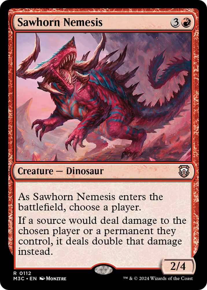 Sawhorn Nemesis [Modern Horizons 3 Commander] Magic: The Gathering