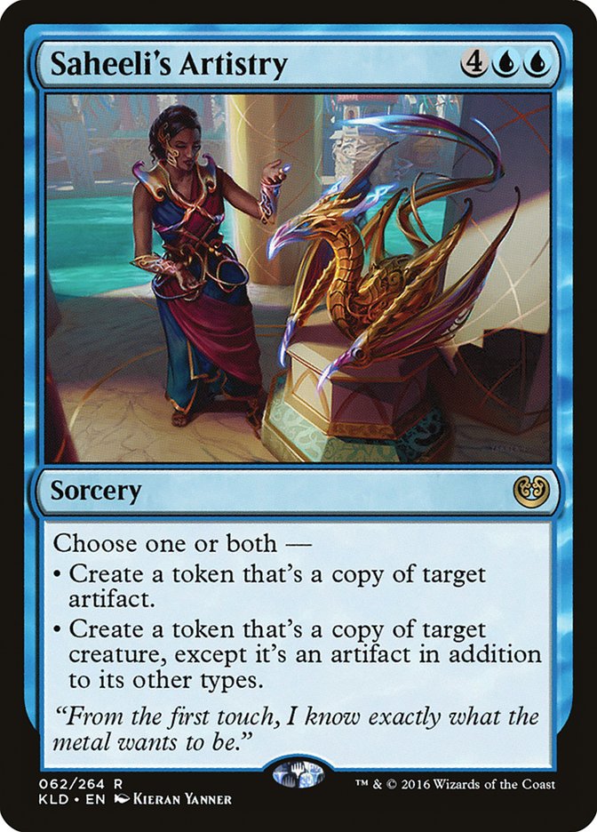 Saheeli's Artistry [Kaladesh] Magic: The Gathering