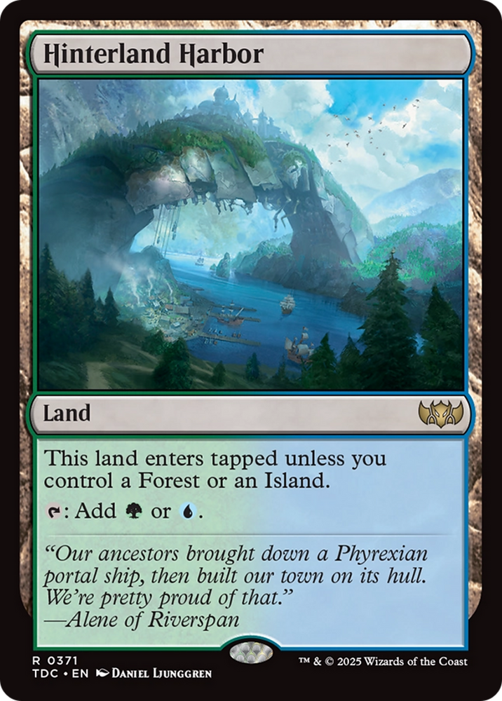 Hinterland Harbor [Tarkir: Dragonstorm Commander] Magic: The Gathering