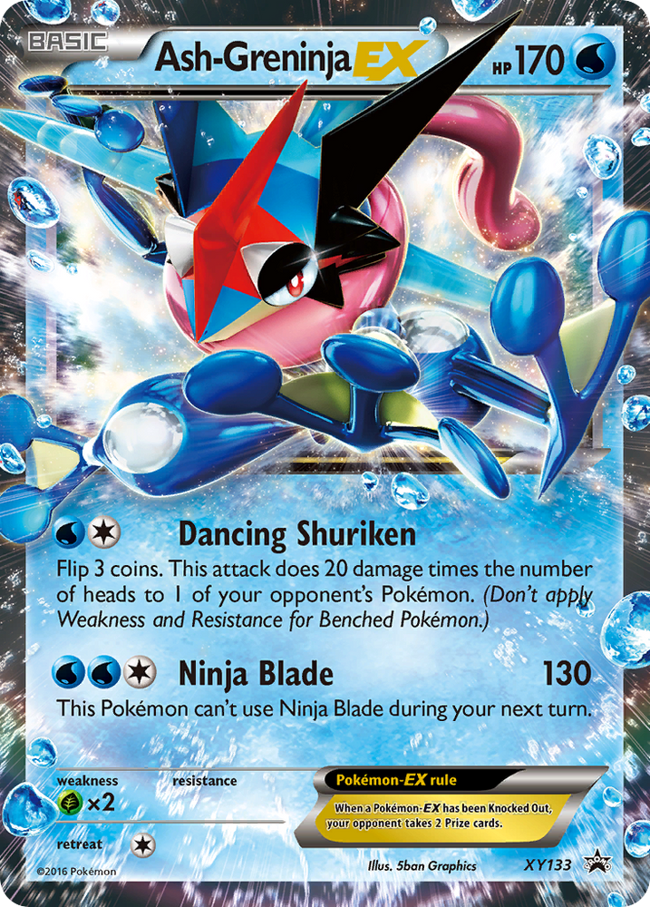 Ash-Greninja EX (XY133) [XY: Black Star Promos] Pokémon