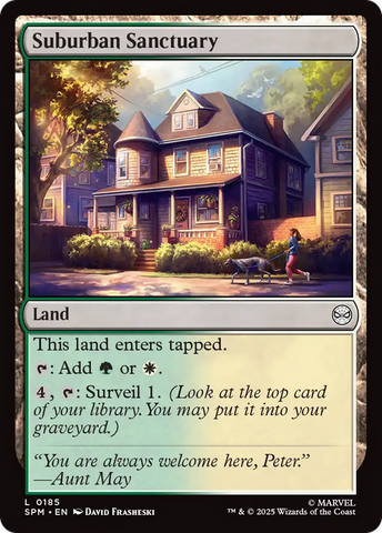Suburban Sanctuary [Marvel's Spider-Man] Magic: The Gathering