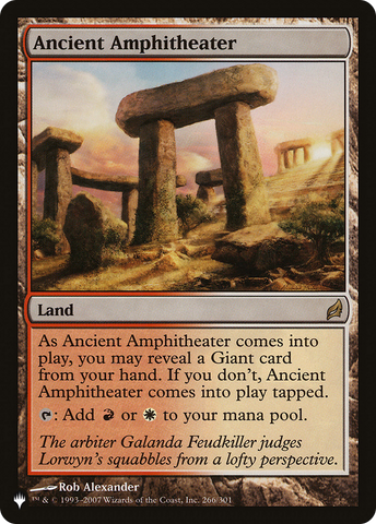 Ancient Amphitheater (LRW) [The List] Magic: The Gathering