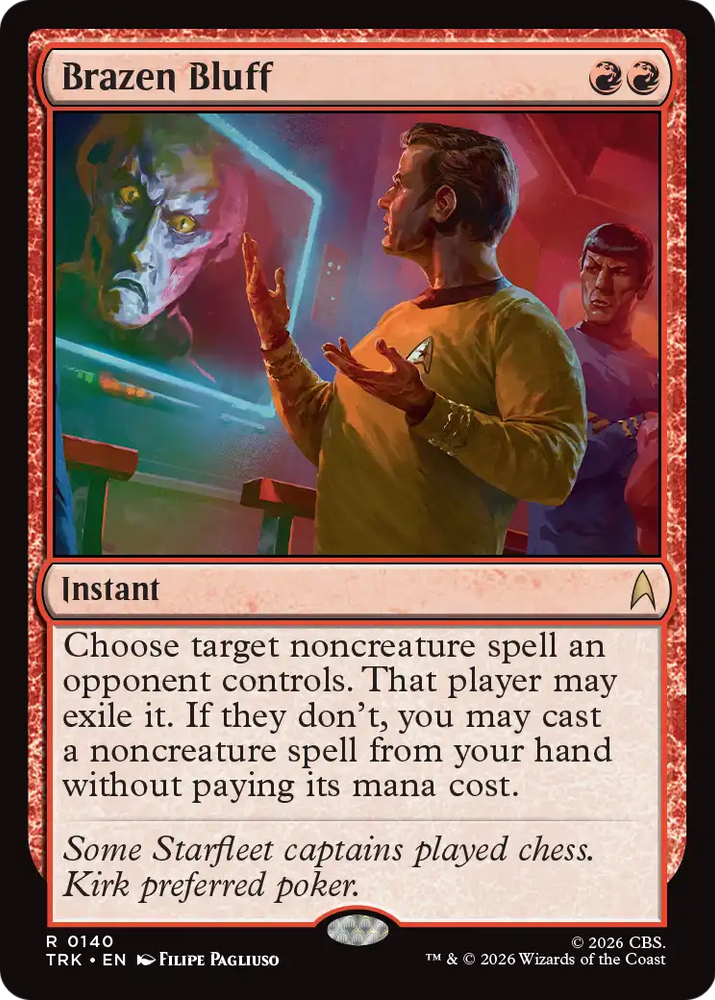 Brazen Bluff [Star Trek] Magic: The Gathering