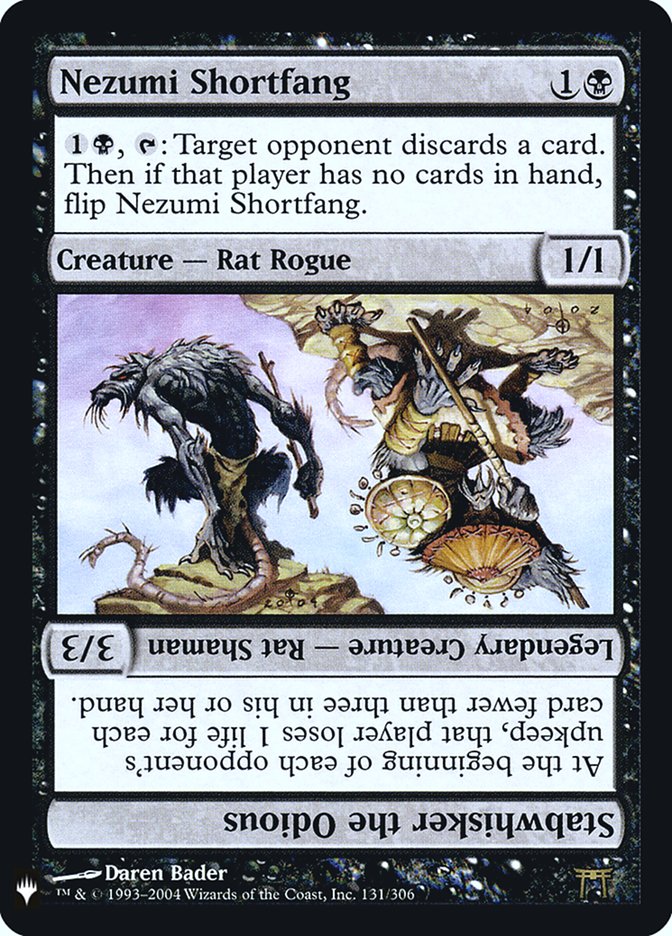 Nezumi Shortfang // Stabwhisker the Odious [Mystery Booster] Magic: The Gathering