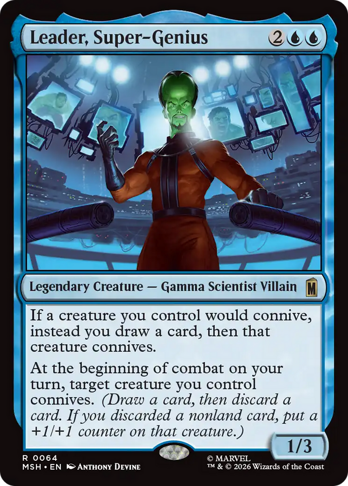 Leader, Super-Genius [Marvel Super Heroes] Magic: The Gathering