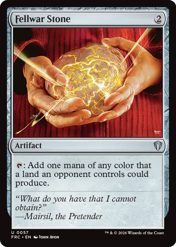 Fellwar Stone [Reality Fracture Commander] Magic: The Gathering