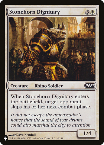 Stonehorn Dignitary [The List Reprints]