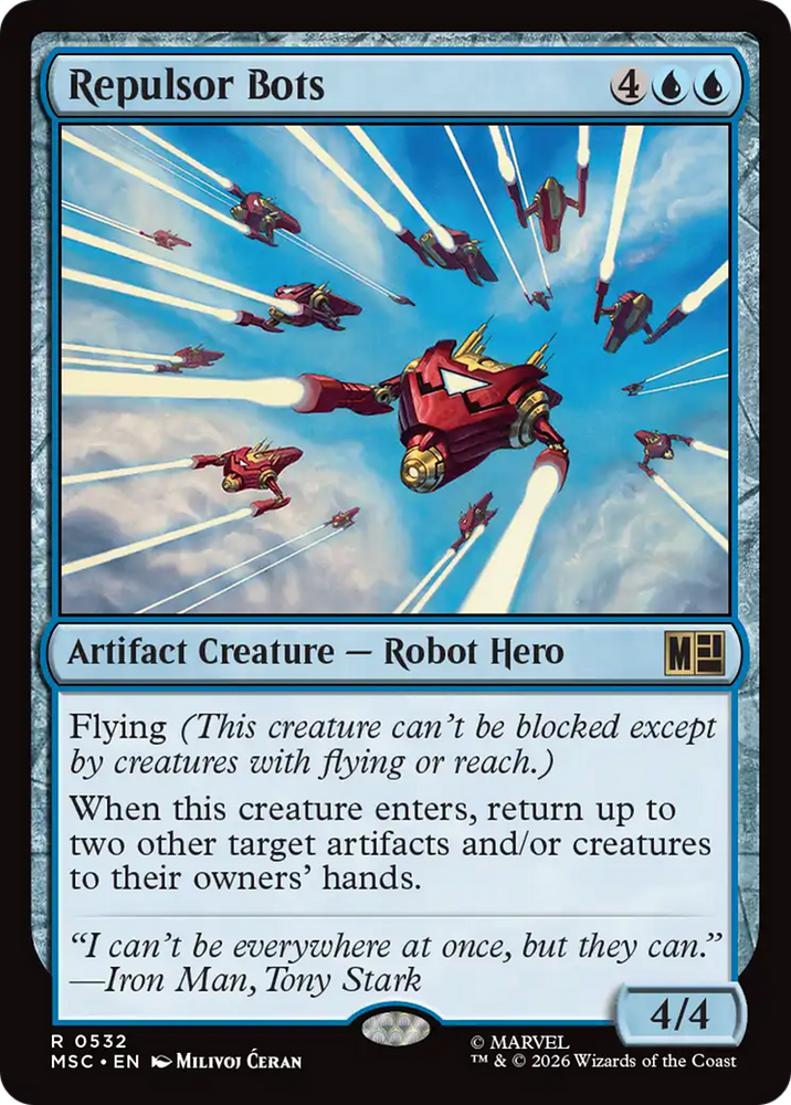 Repulsor Bots [Marvel Super Heroes Commander] Magic: The Gathering