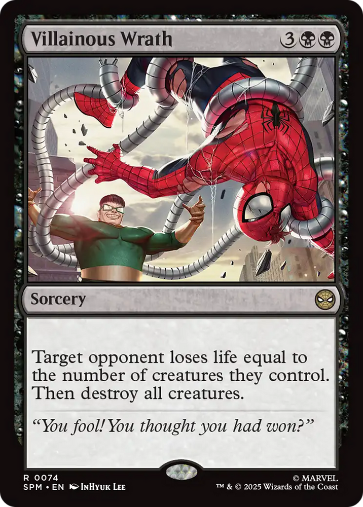 Villainous Wrath [Marvel's Spider-Man] Magic: The Gathering