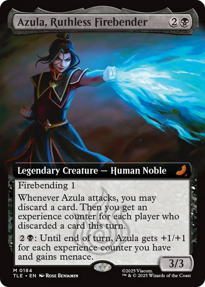 Azula, Ruthless Firebender (Extended Art) [Avatar: The Last Airbender: Eternal-Legal] Magic: The Gathering