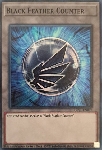 Black Feather Counter [OP21-EN027] Super Rare Yu-Gi-Oh!