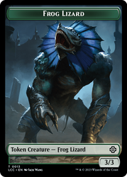 Tentacle // Frog Lizard Double-Sided Token [The List] Magic: The Gathering
