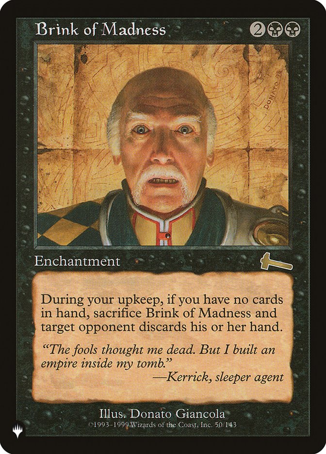 Brink of Madness [The List] Magic: The Gathering