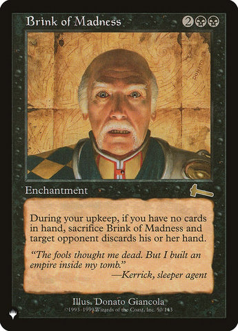 Brink of Madness [The List] Magic: The Gathering