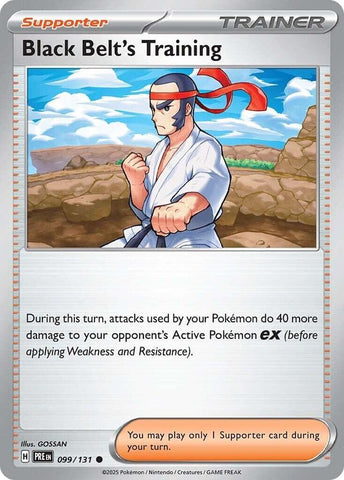 Black Belt's Training (099/131) [Scarlet & Violet: Prismatic Evolutions] Pokémon