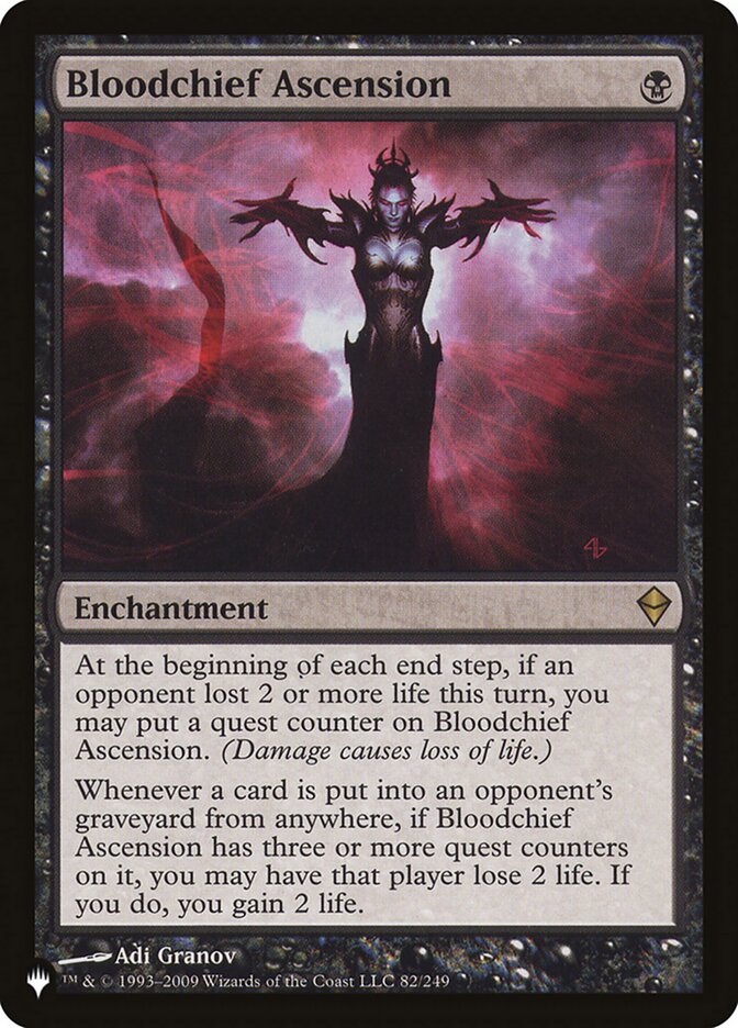 Bloodchief Ascension [The List] Magic: The Gathering