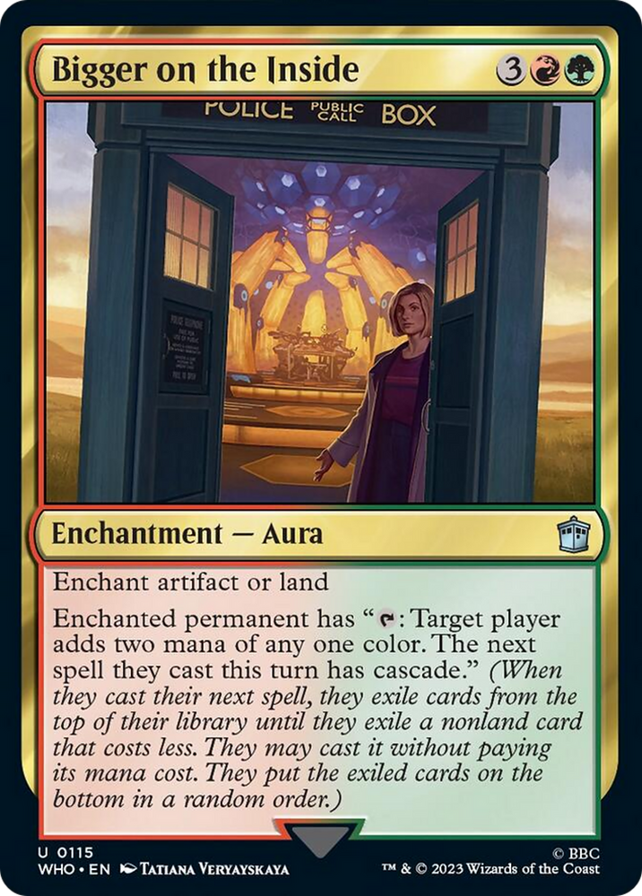Bigger on the Inside [Doctor Who] Magic: The Gathering