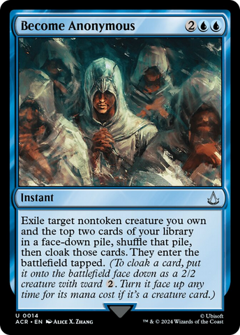 Become Anonymous [Assassin's Creed] Magic: The Gathering