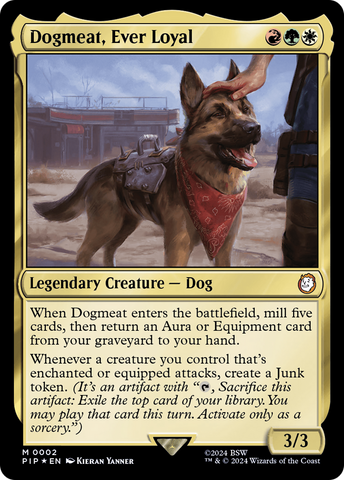 Dogmeat, Ever Loyal [Fallout] Magic: The Gathering