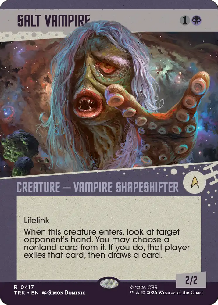 Salt Vampire (Showcase) [Star Trek] Magic: The Gathering