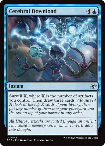 Cerebral Download [Edge of Eternities] Magic: The Gathering