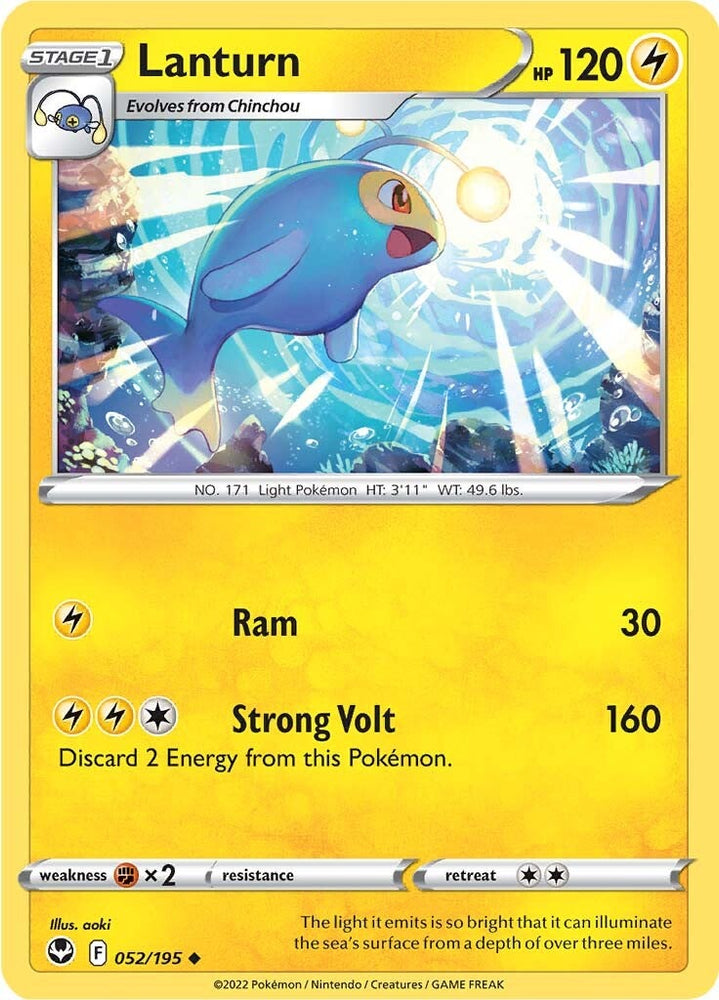 Lanturn (052/195) [Sword & Shield: Silver Tempest] Pokémon