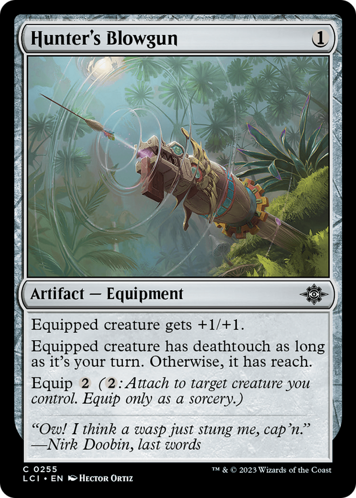Hunter's Blowgun [The Lost Caverns of Ixalan] Magic: The Gathering