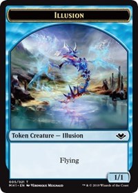 Illusion (005) // Construct (017) Double-Sided Token [Modern Horizons Tokens] Magic: The Gathering
