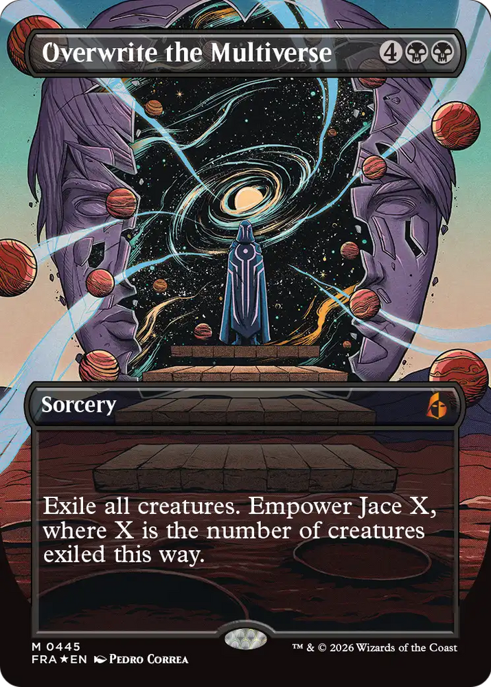 Overwrite the Multiverse (Borderless) [Reality Fracture] Magic: The Gathering