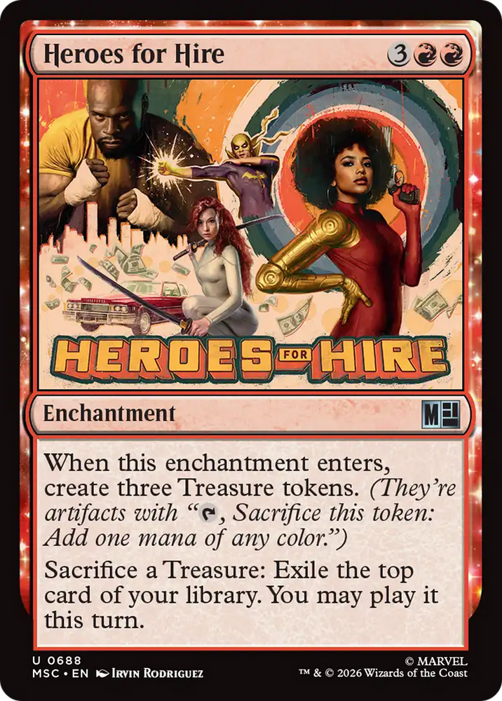 Heroes for Hire [Marvel Super Heroes Commander] Magic: The Gathering